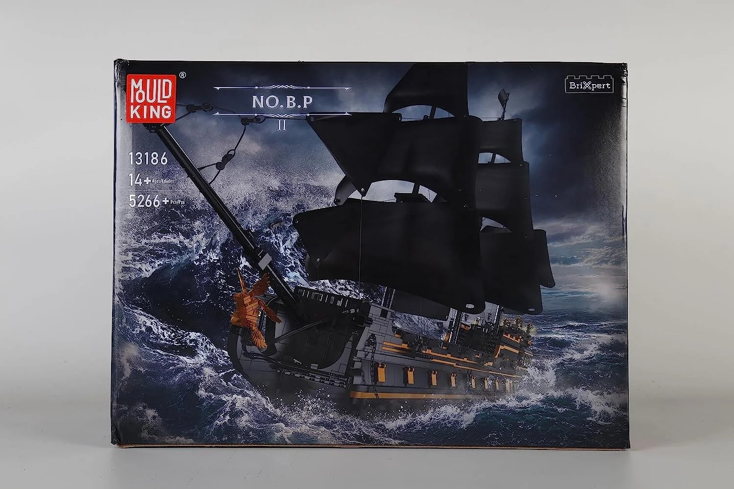 Mould King 13186 Piratenschiff Black Pearl B.P Ⅱ