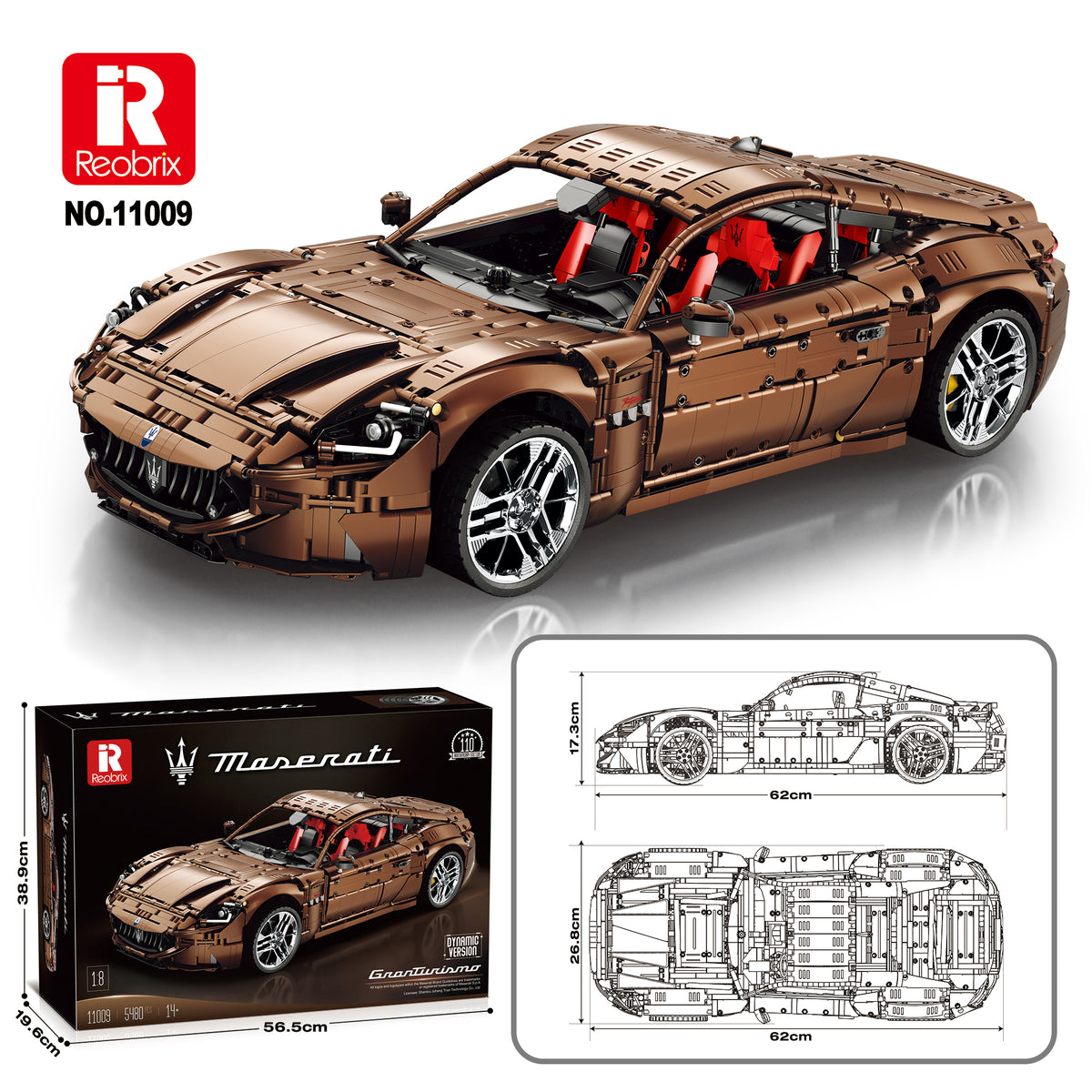Reobrix 11009 – Maserati GranTurismo 1:8 RC