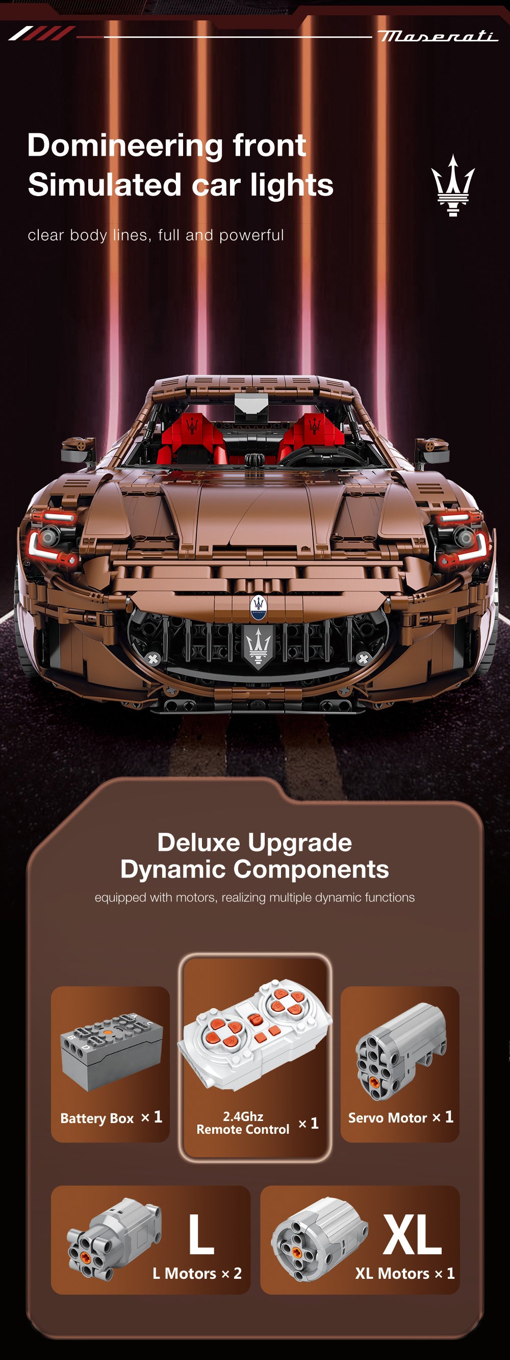 Reobrix 11009 – Maserati GranTurismo 1:8 RC