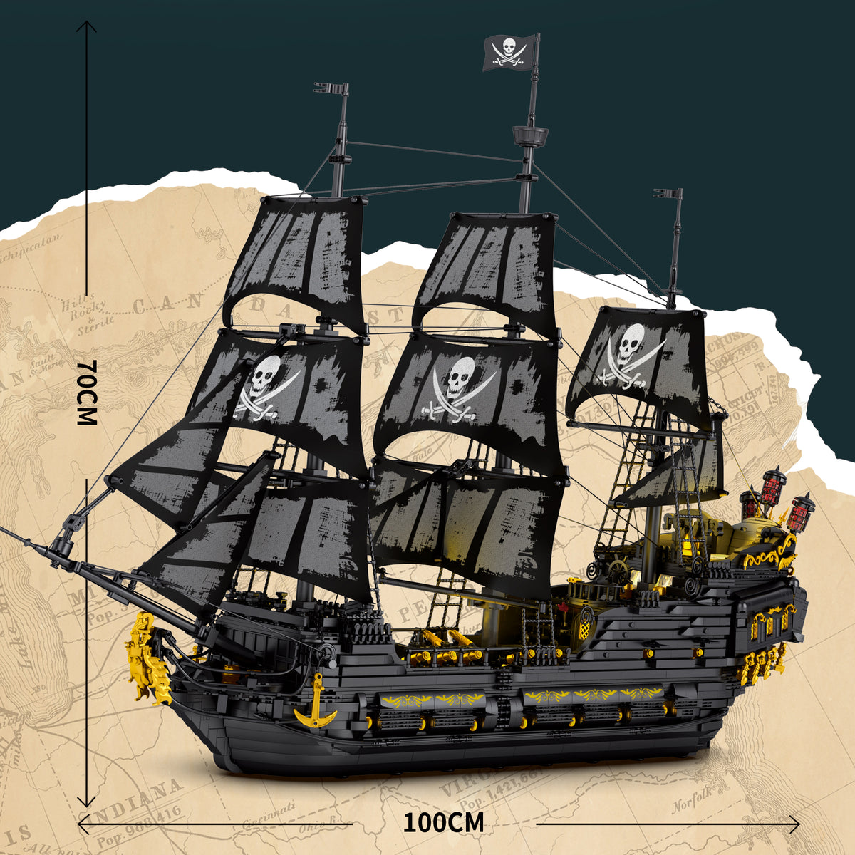 Reobrix 66036 – Black Pearl Piratenschiff