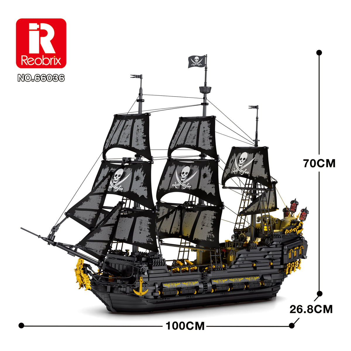 Reobrix 66036 – Black Pearl Piratenschiff
