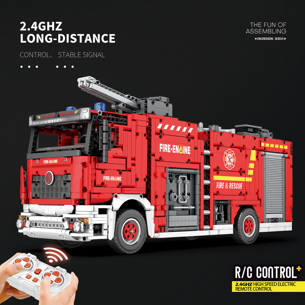 Reobrix 22008 Fire Truck Fire Rescue – RC Tanklöschfahrzeug