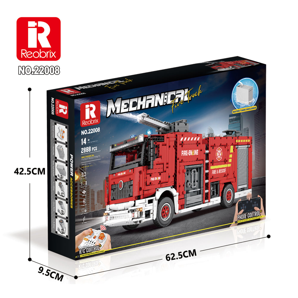 Reobrix 22008 Fire Truck Fire Rescue – RC Tanklöschfahrzeug