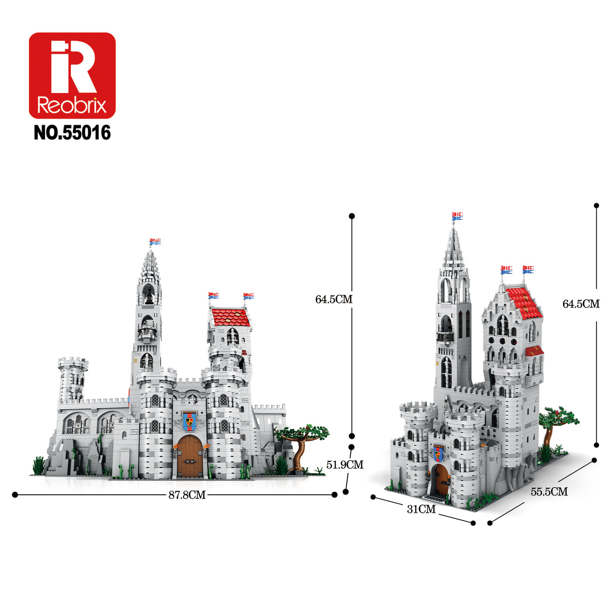 Reobrix 55016 Medieval King's Castle