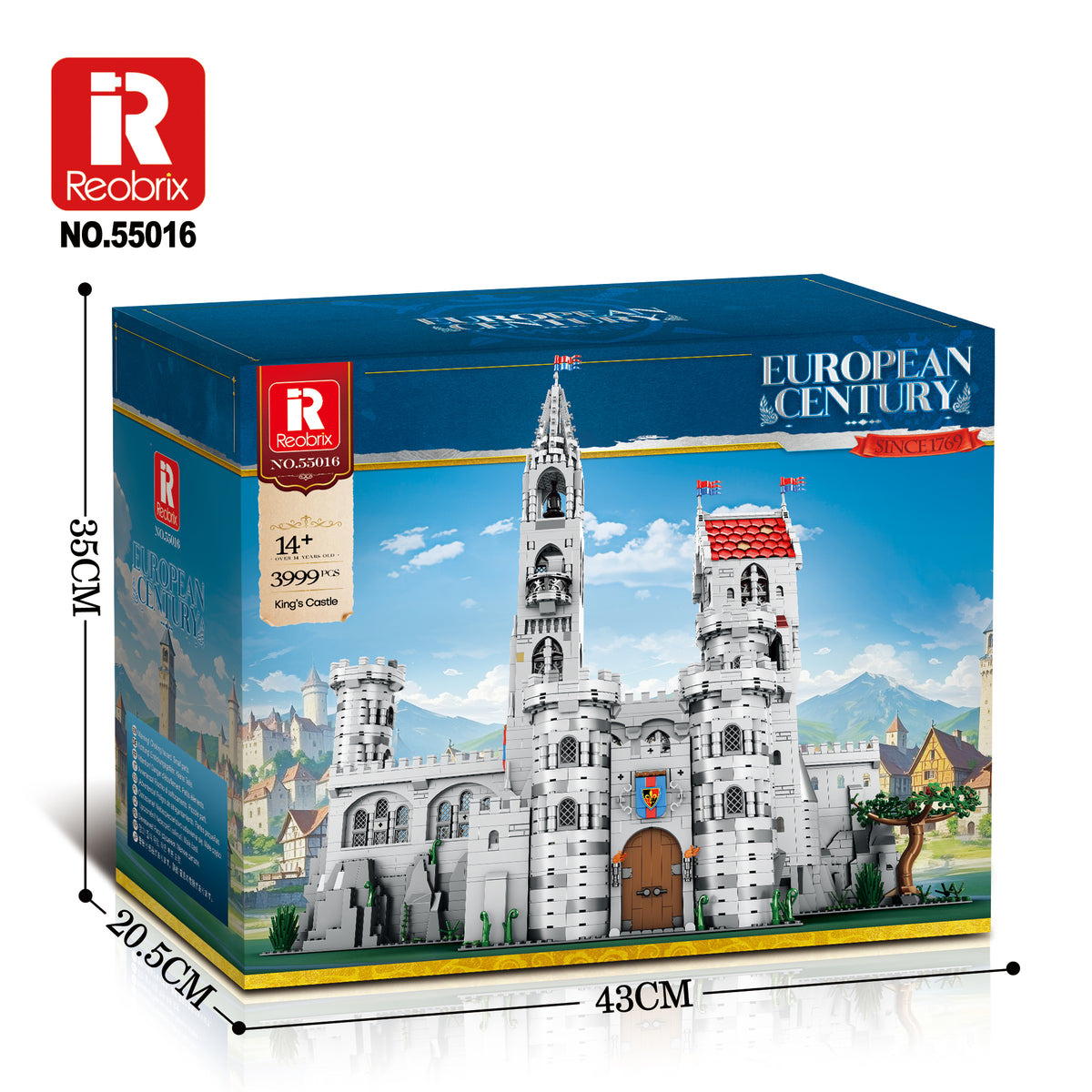Reobrix 55016 Medieval King's Castle