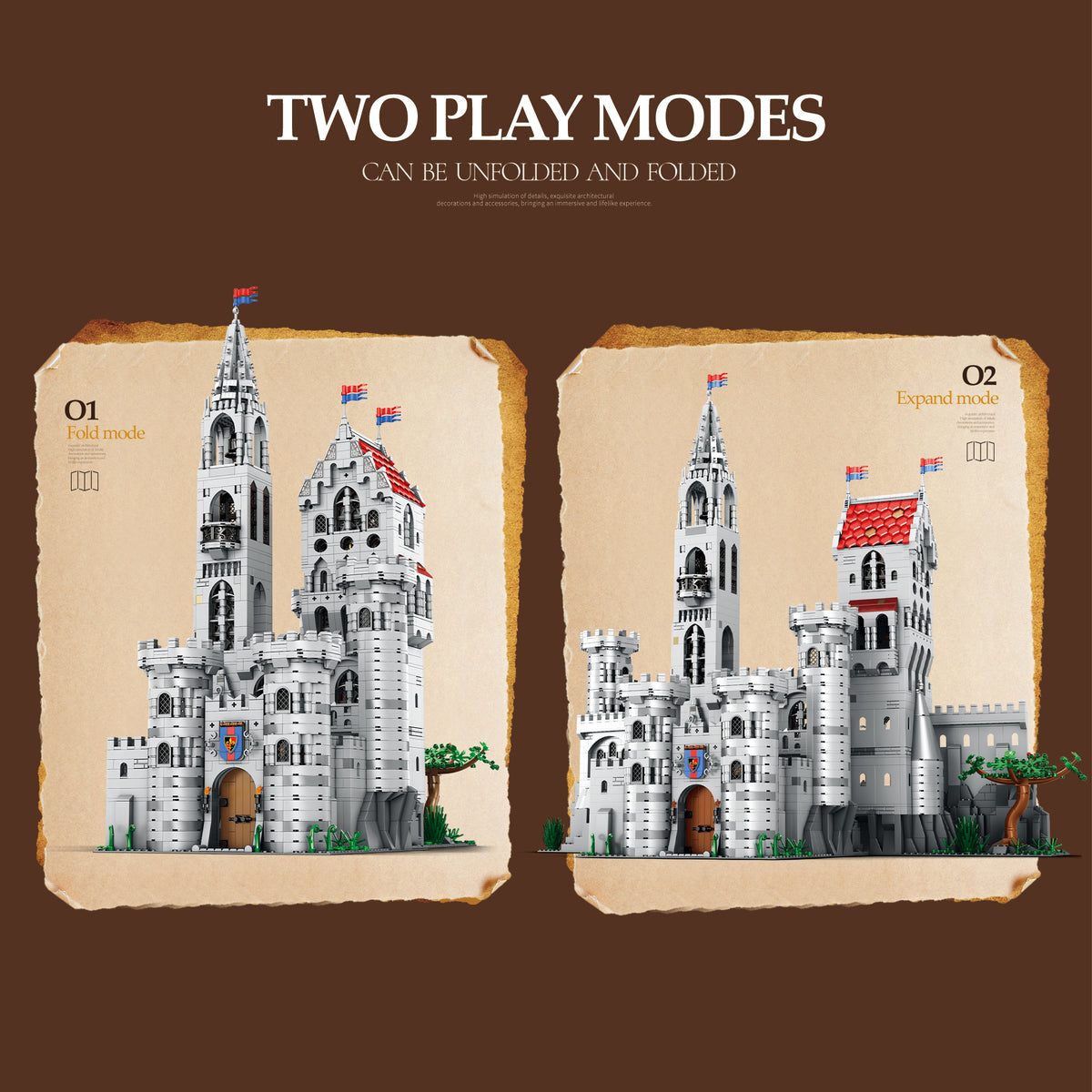 Reobrix 55016 Medieval King's Castle